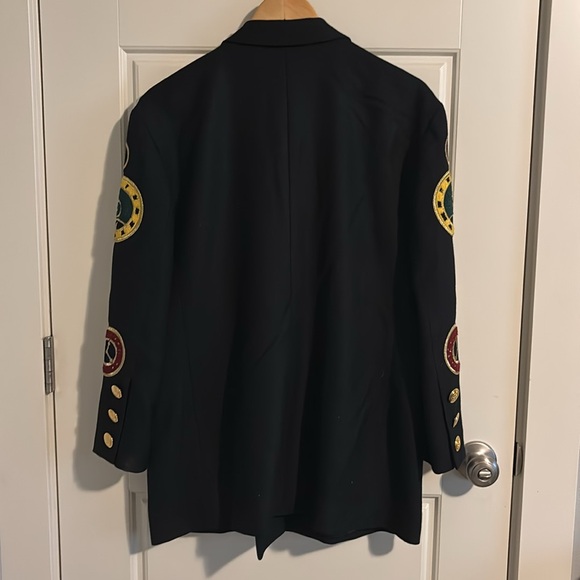 Vintage Escada Rare Collectible Clocks Blazer Jacket - Picture 8 of 15